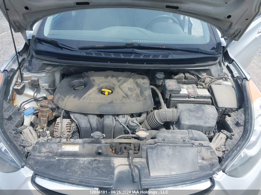 2012 Hyundai Elantra Gl VIN: 5NPDH4AEXCH127969 Lot: 12036181