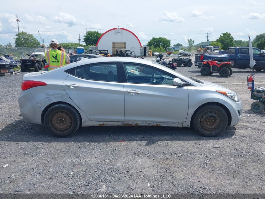 2012 Hyundai Elantra Gl VIN: 5NPDH4AEXCH127969 Lot: 12036181