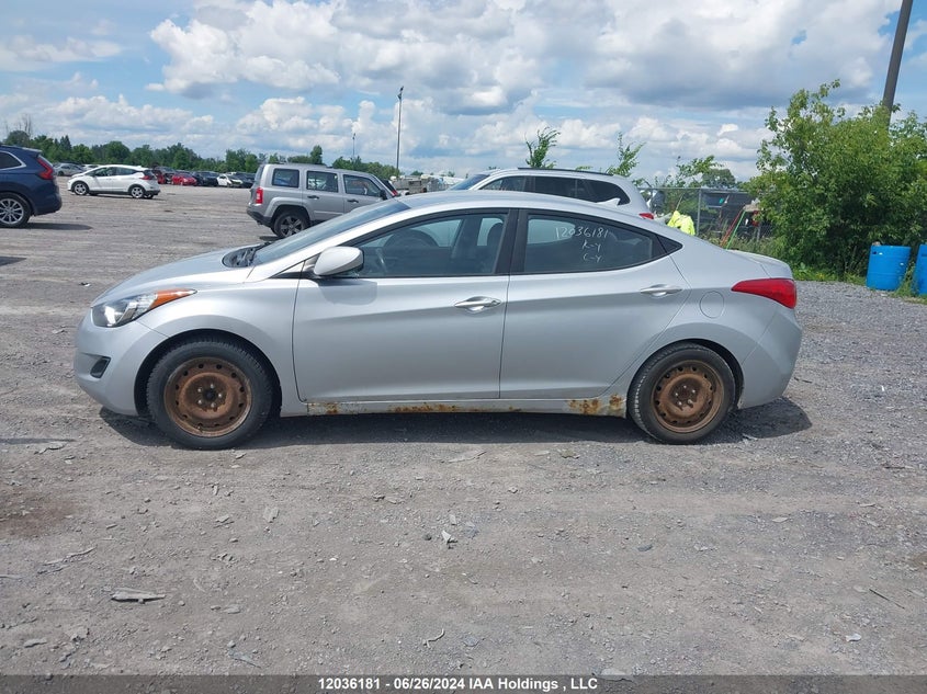 2012 Hyundai Elantra Gl VIN: 5NPDH4AEXCH127969 Lot: 12036181