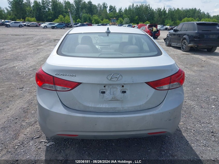 2012 Hyundai Elantra Gl VIN: 5NPDH4AEXCH127969 Lot: 12036181