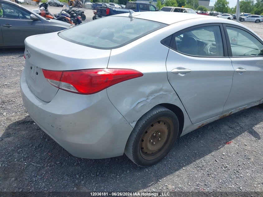 2012 Hyundai Elantra Gl VIN: 5NPDH4AEXCH127969 Lot: 12036181