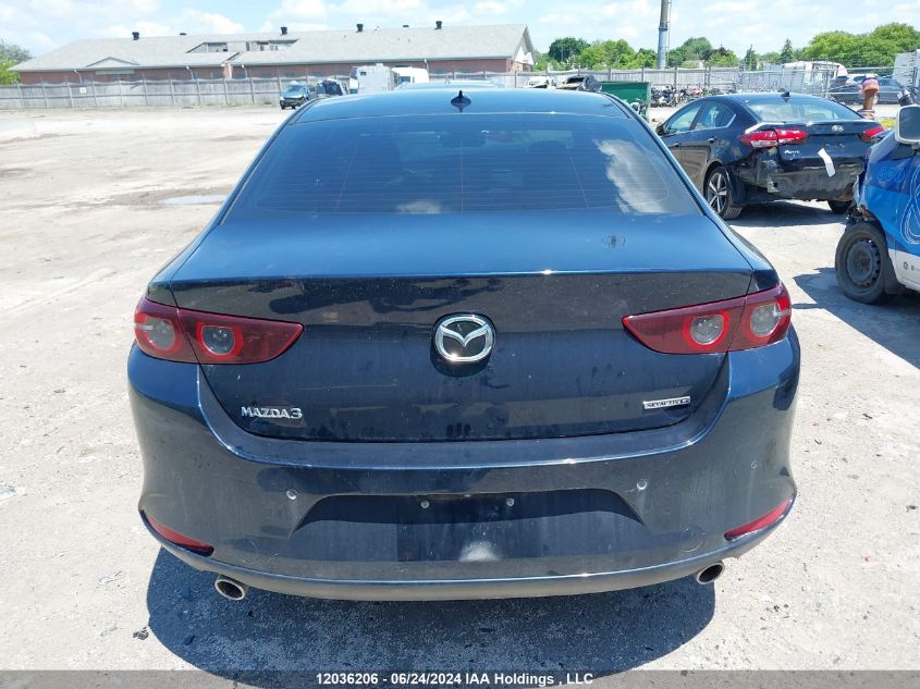 2019 Mazda Mazda3 VIN: JM1BPADM3K1105538 Lot: 12036206