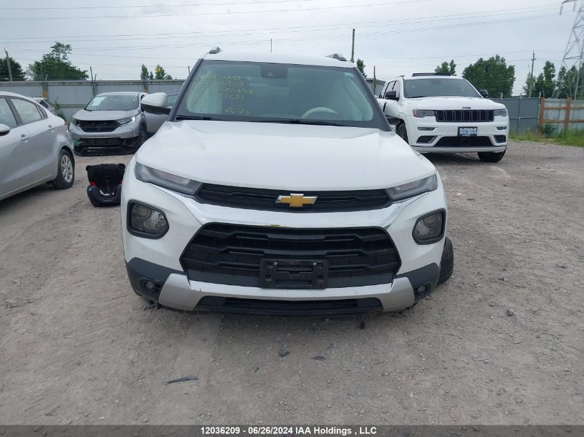 2021 Chevrolet Trailblazer Lt VIN: KL79MPS27MB095621 Lot: 12036209