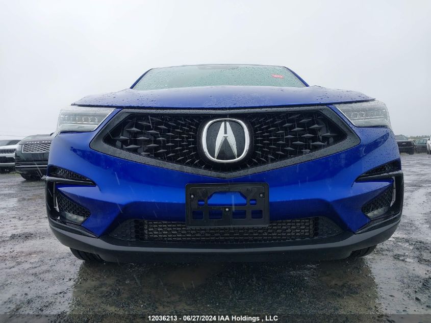 2020 Acura Rdx VIN: 5J8TC2H69LL804455 Lot: 12036213