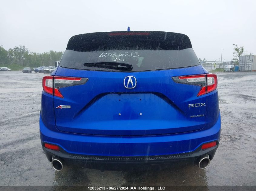 2020 Acura Rdx VIN: 5J8TC2H69LL804455 Lot: 12036213