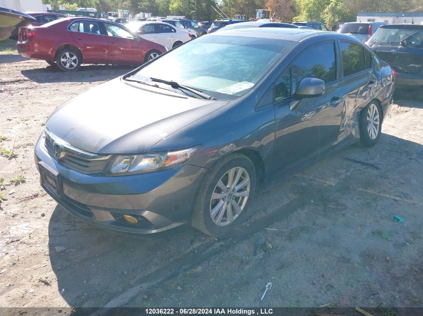 2012 Honda Civic Sdn VIN: 2HGFB2F94CH057082 Lot: 12036222