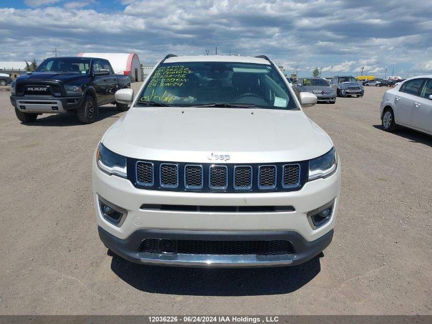 2018 Jeep Compass Limited VIN: 3C4NJDCB9JT238456 Lot: 12036226