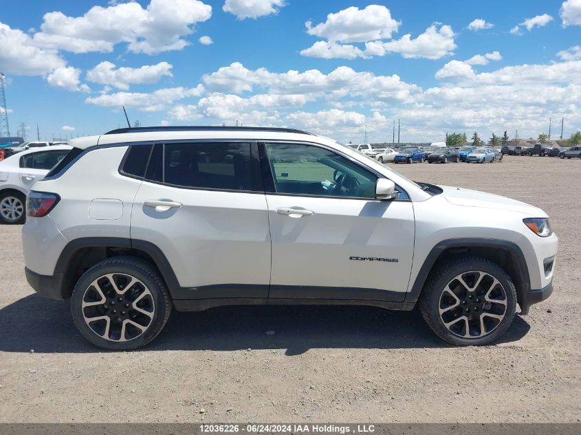 2018 Jeep Compass Limited VIN: 3C4NJDCB9JT238456 Lot: 12036226