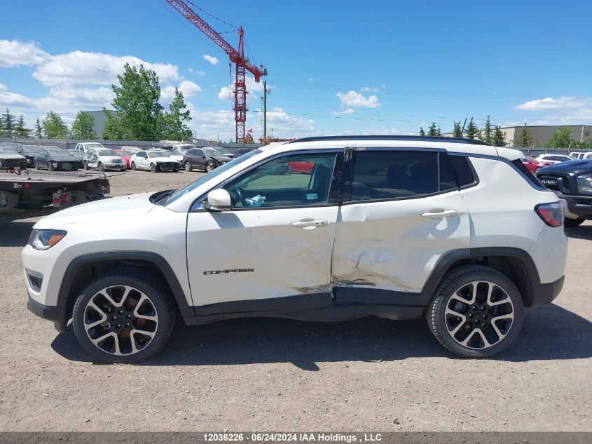 2018 Jeep Compass Limited VIN: 3C4NJDCB9JT238456 Lot: 12036226