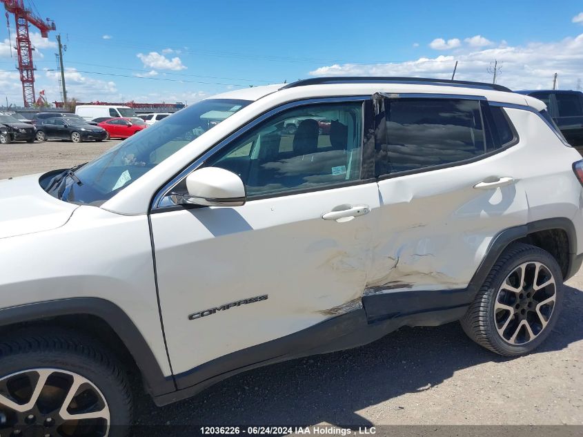 2018 Jeep Compass Limited VIN: 3C4NJDCB9JT238456 Lot: 12036226