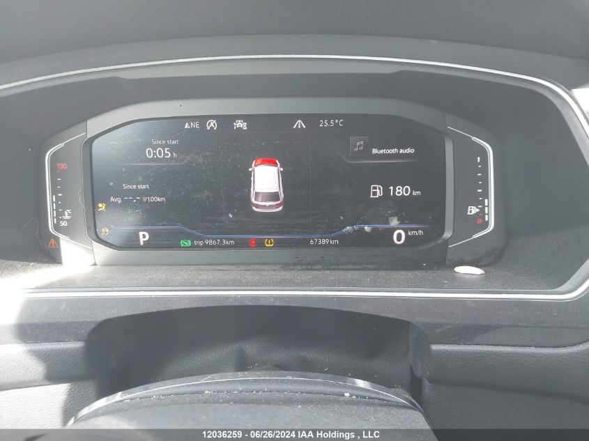 2020 Volkswagen Tiguan VIN: 3VV4B7AX1LM143445 Lot: 12036259