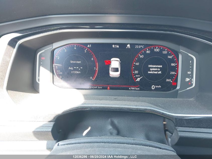 2021 Volkswagen Jetta VIN: 3VW5T7BU8MM062316 Lot: 12036286