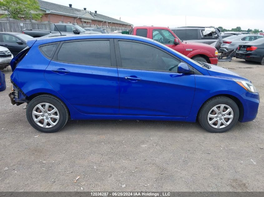 2013 Hyundai Accent Gl VIN: KMHCT5AE7DU113353 Lot: 12036287