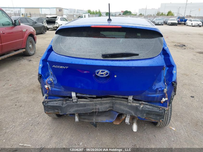 2013 Hyundai Accent Gl VIN: KMHCT5AE7DU113353 Lot: 12036287