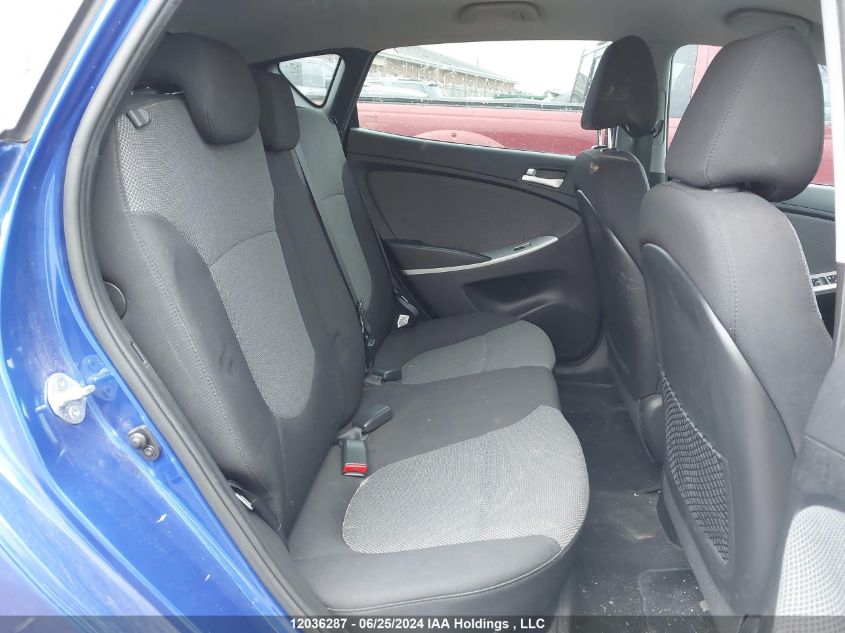 2013 Hyundai Accent Gl VIN: KMHCT5AE7DU113353 Lot: 12036287