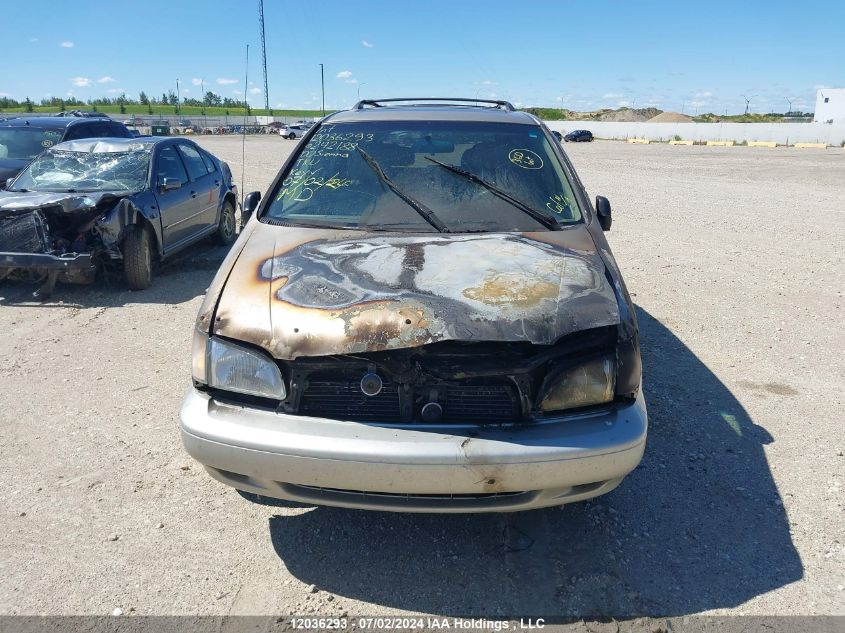 2000 Toyota Sienna Le/Xle VIN: 4T3ZF13C1YU242188 Lot: 12036293