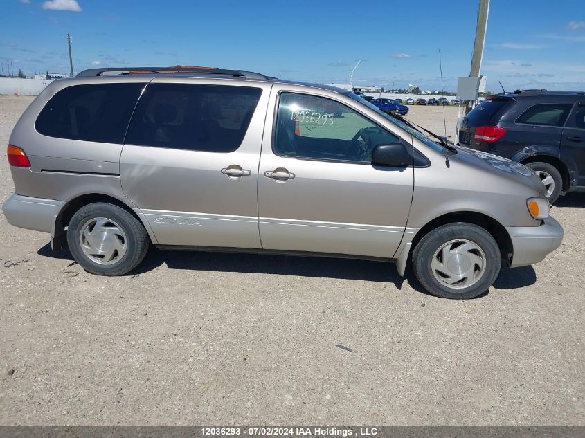 2000 Toyota Sienna Le/Xle VIN: 4T3ZF13C1YU242188 Lot: 12036293