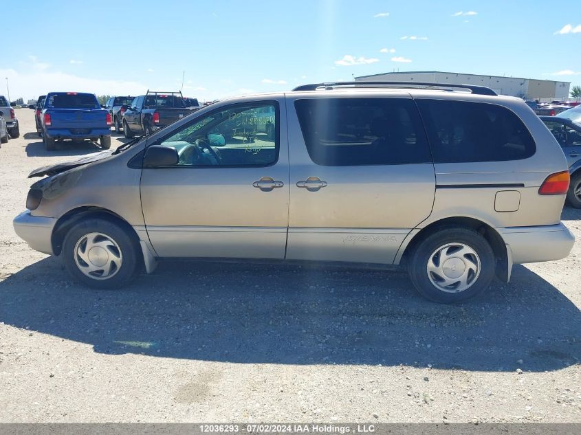 2000 Toyota Sienna Le/Xle VIN: 4T3ZF13C1YU242188 Lot: 12036293