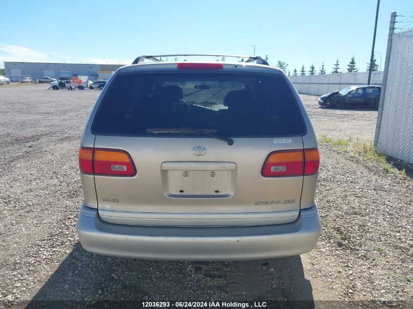 2000 Toyota Sienna Le/Xle VIN: 4T3ZF13C1YU242188 Lot: 12036293