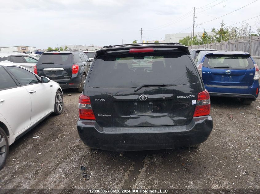 2006 Toyota Highlander V6 7 Passenger VIN: JTEEP21A060181660 Lot: 12036306