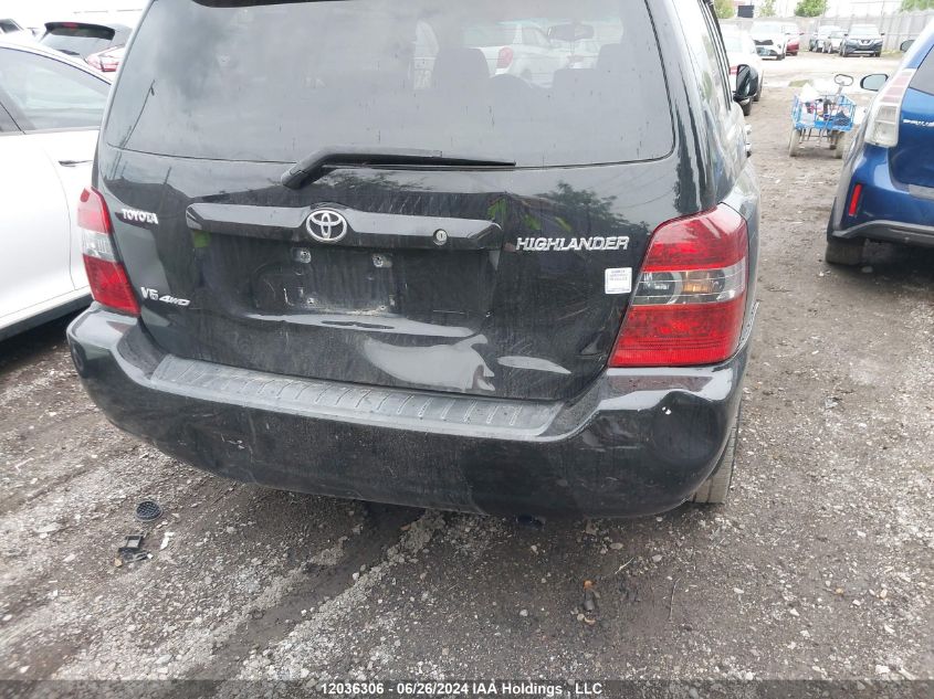 2006 Toyota Highlander V6 7 Passenger VIN: JTEEP21A060181660 Lot: 12036306