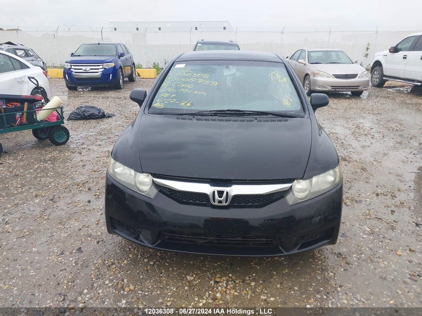 2010 Honda Civic Sdn VIN: 2HGFA1F4XAH005759 Lot: 12036308