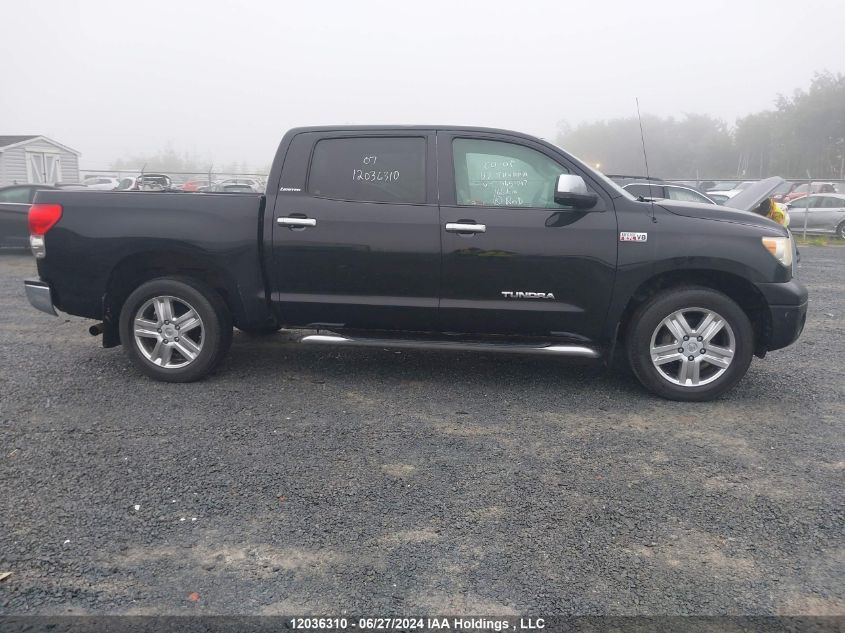 2007 Toyota Tundra Limited 5.7L V8 VIN: 5TBDV58137S465997 Lot: 12036310