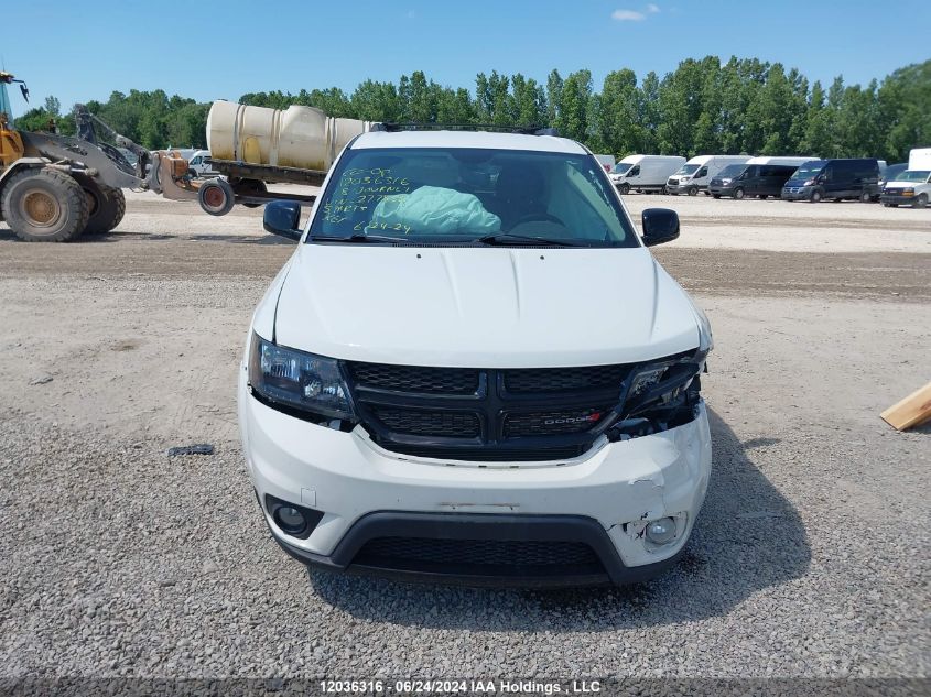 2018 Dodge Journey Sxt VIN: 3C4PDDCG4JT277838 Lot: 12036316