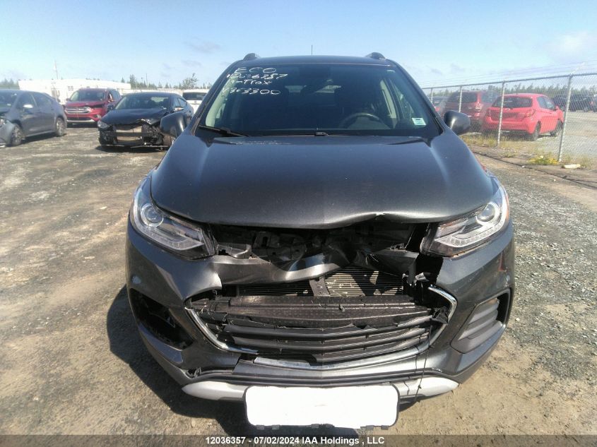 2019 Chevrolet Trax VIN: 3GNCJLSB6KL363300 Lot: 12036357