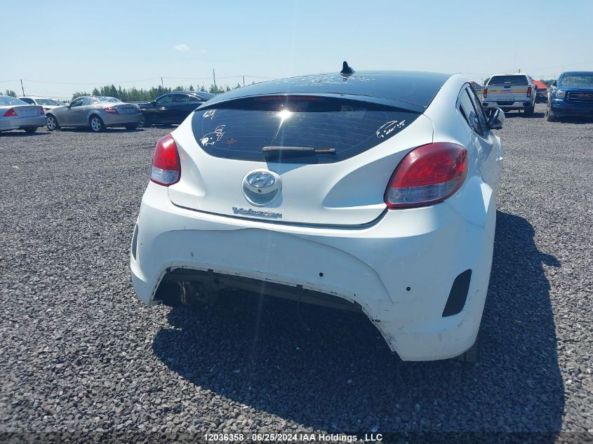 2014 Hyundai Veloster VIN: KMHTC6AD4EU199767 Lot: 12036358