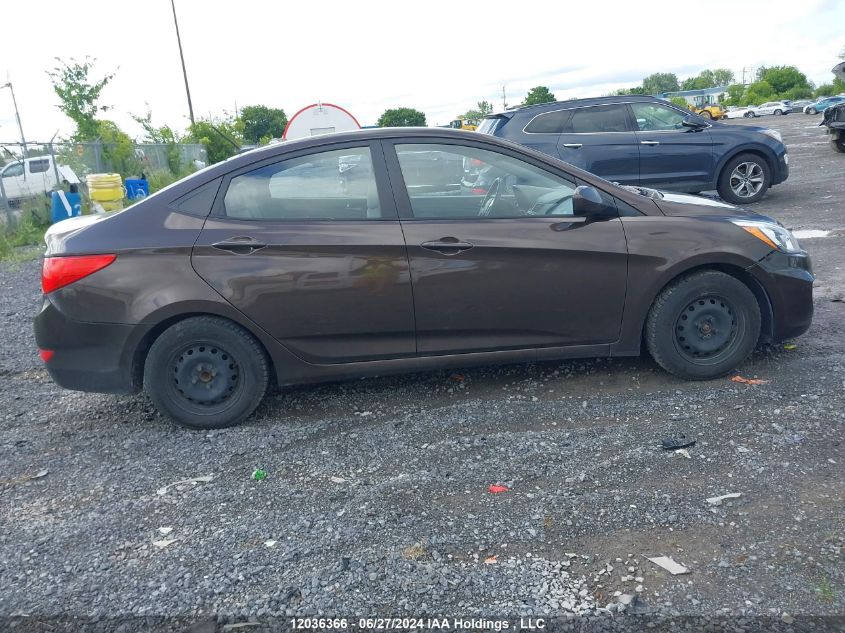 2016 Hyundai Accent VIN: KMHCT4AE3GU042800 Lot: 12036366