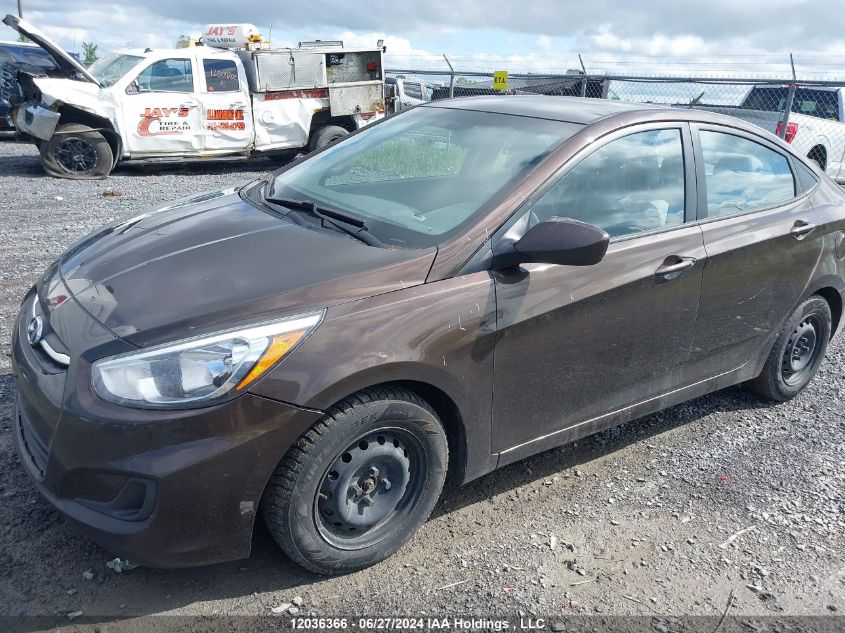 2016 Hyundai Accent VIN: KMHCT4AE3GU042800 Lot: 12036366