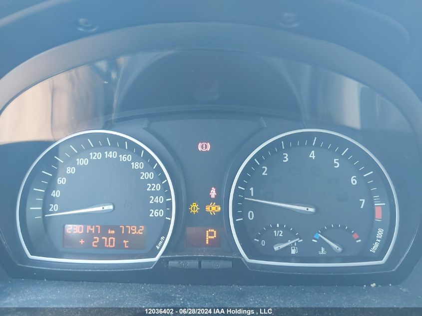 2009 BMW X3 VIN: WBXPC93409WJ24534 Lot: 12036402