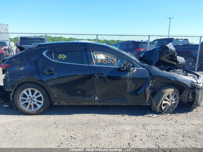 2019 Mazda Mazda3 Sport VIN: JM1BPALM7K1135045 Lot: 12036404