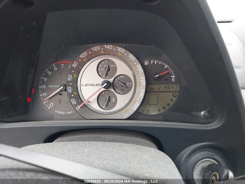 2003 Lexus Is 300 300 VIN: JTHBD192030075260 Lot: 12036420