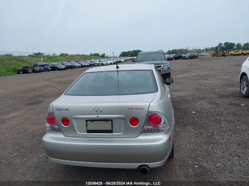 2003 Lexus Is 300 300 VIN: JTHBD192030075260 Lot: 12036420