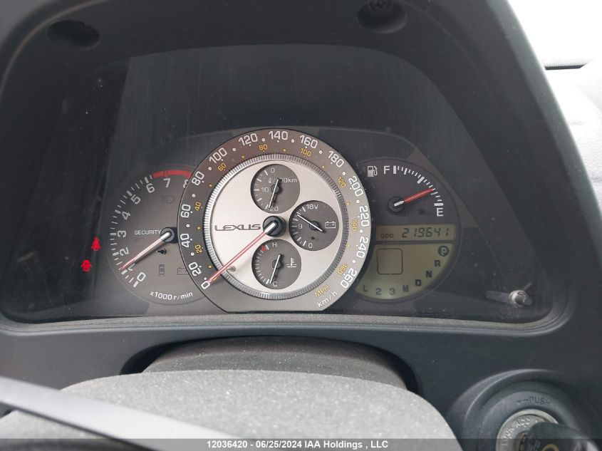 2003 Lexus Is 300 300 VIN: JTHBD192030075260 Lot: 12036420