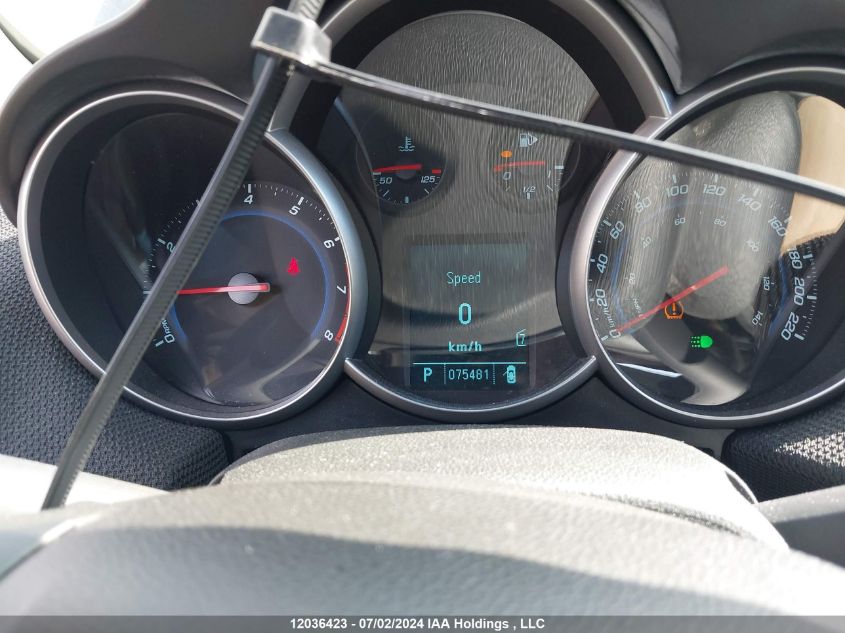 2011 Chevrolet Cruze VIN: 1G1PF5S96B7197247 Lot: 12036423