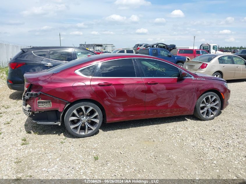 2015 Chrysler 200 Lx VIN: 1C3CCCFB4FN760432 Lot: 12036425