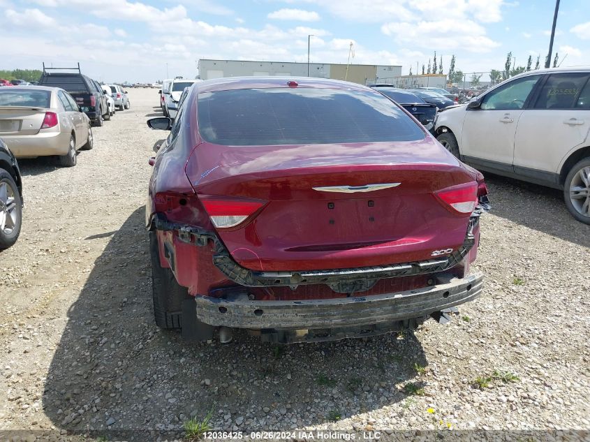 2015 Chrysler 200 Lx VIN: 1C3CCCFB4FN760432 Lot: 12036425