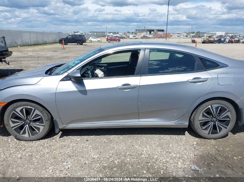 2018 Honda Civic Ex VIN: 2HGFC1F4XJH106732 Lot: 12036451