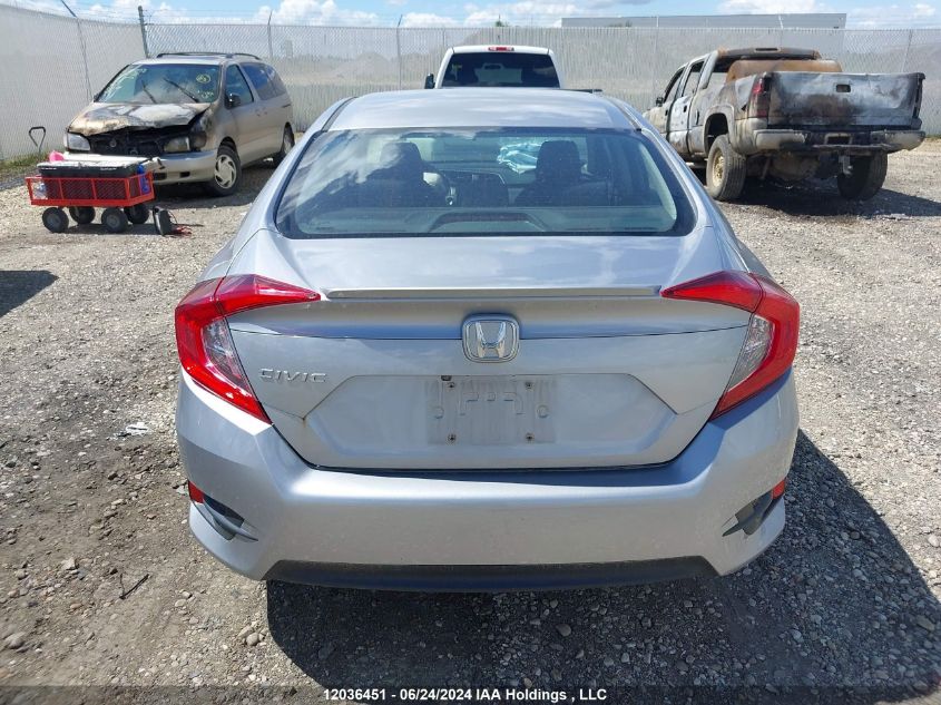 2018 Honda Civic Ex VIN: 2HGFC1F4XJH106732 Lot: 12036451