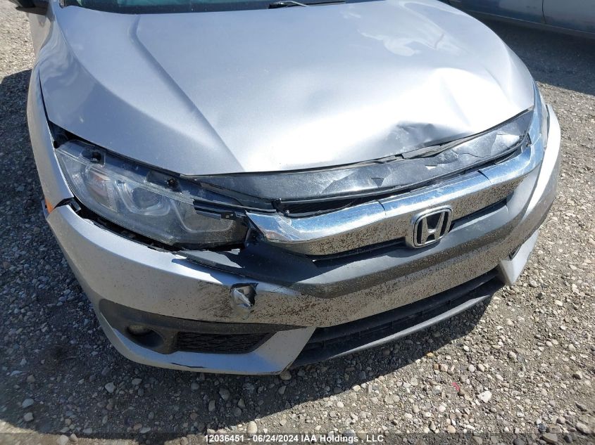 2018 Honda Civic Ex VIN: 2HGFC1F4XJH106732 Lot: 12036451