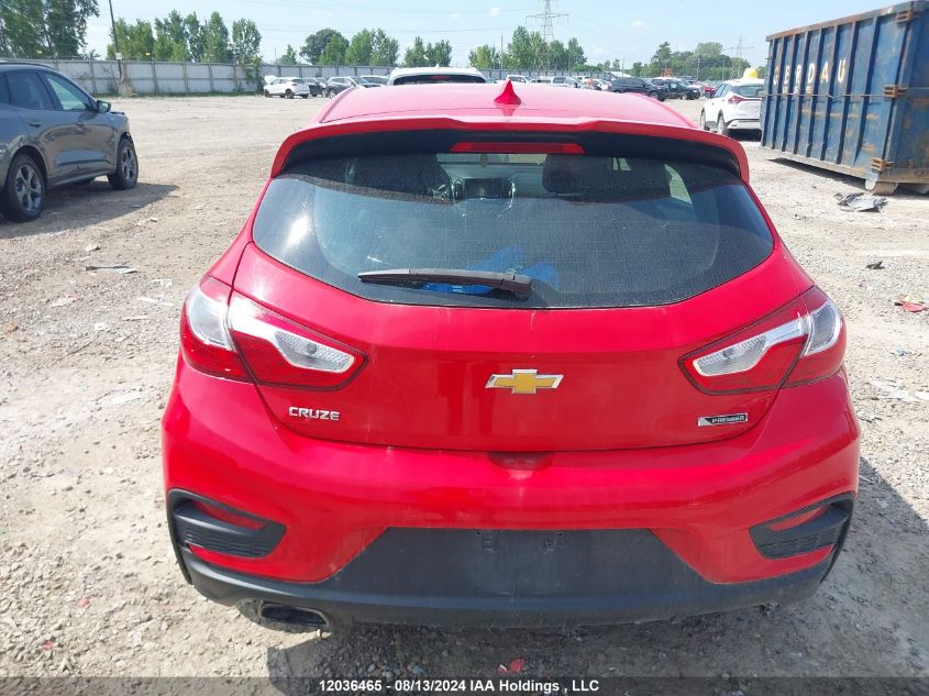 2018 Chevrolet Cruze VIN: 3G1BF6SMXJS627589 Lot: 12036465