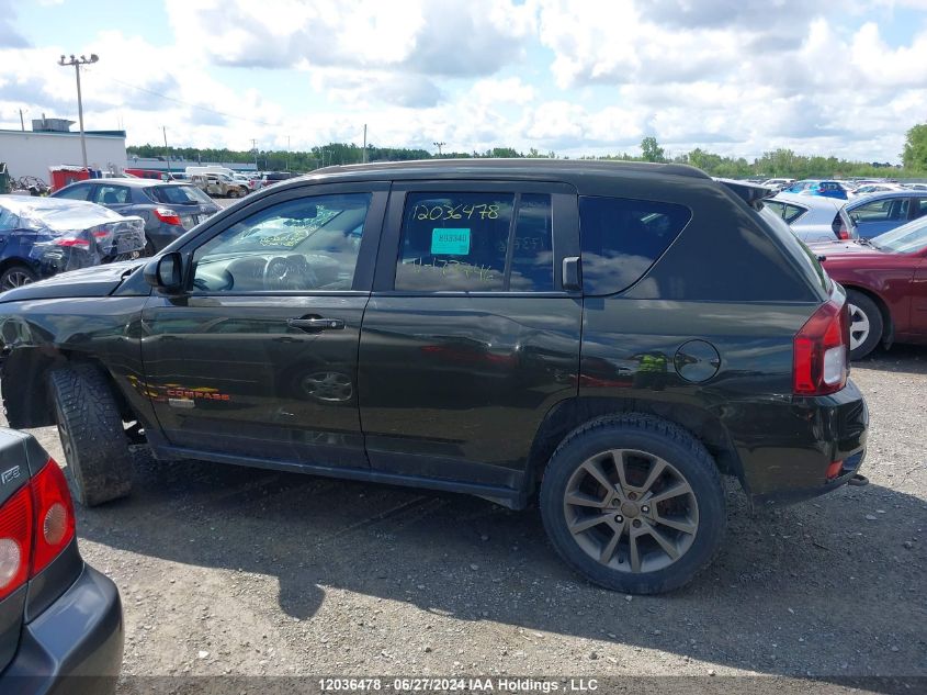 2017 Jeep Compass Sport VIN: 1C4NJDAB6HD173746 Lot: 12036478