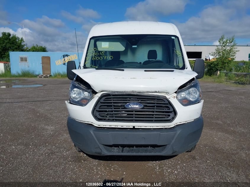 2018 Ford Transit T-250 VIN: 1FTYR1CMXJKB00710 Lot: 12036502