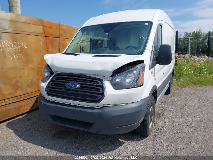 2018 Ford Transit T-250 VIN: 1FTYR1CMXJKB00710 Lot: 12036502