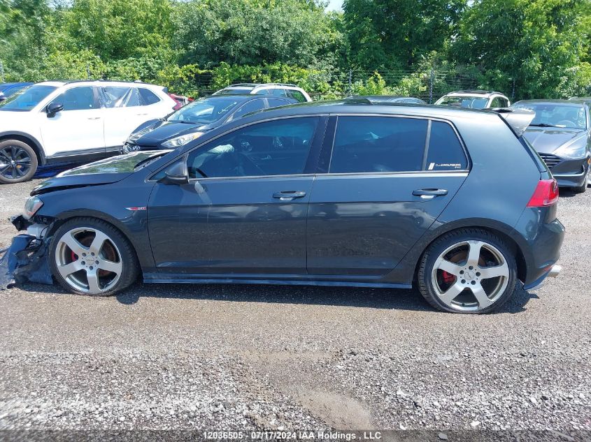 2015 Volkswagen Golf Gti VIN: 3VW5T7AUXFM066081 Lot: 12036505