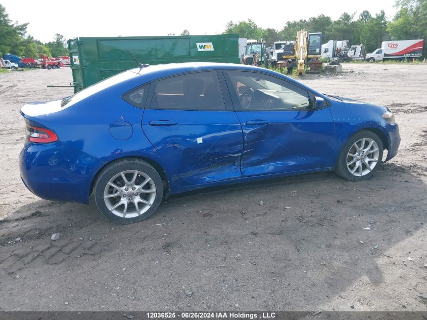 2013 Dodge Dart VIN: 1C3CDFBA1DD147215 Lot: 12036525