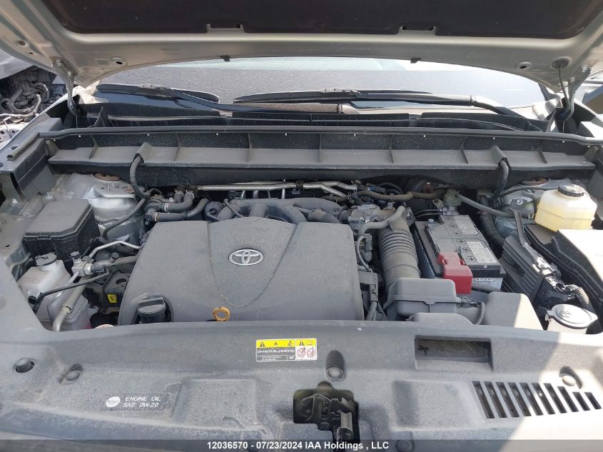 2022 Toyota Highlander VIN: 5TDGZRBH9NS205641 Lot: 12036570